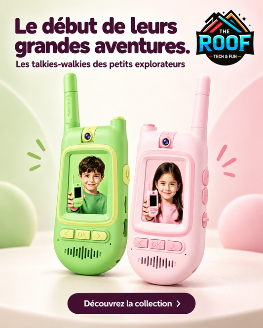 Appareil Photo Enfant 2-en-1 + Talkie-Walkie Vidéo
