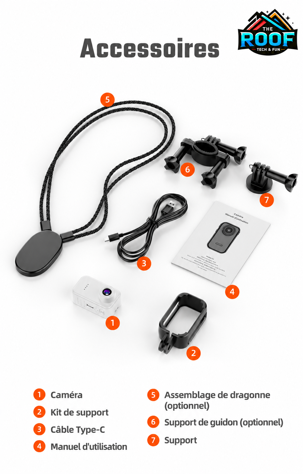Caméra Vidéo HD Compacte de Poche – The Roof Tech & Fun