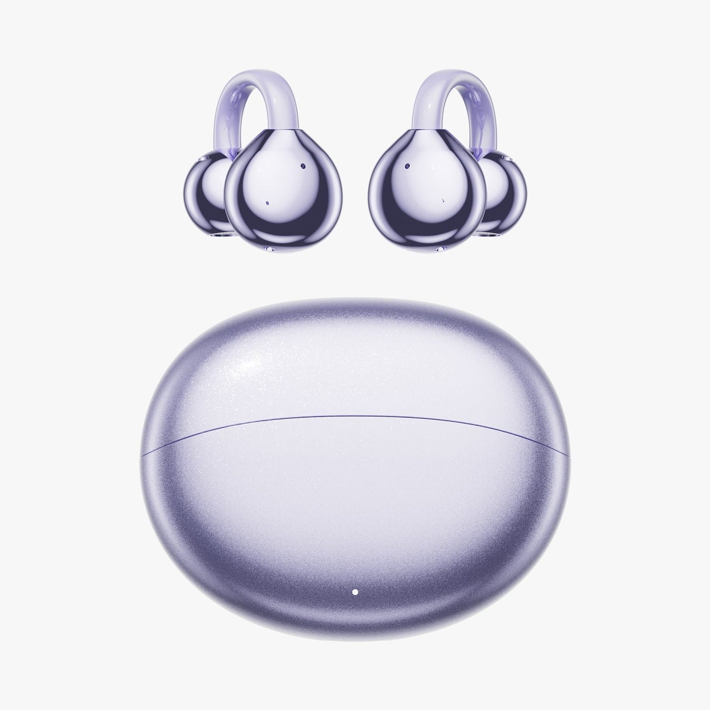 Beifa AI Écouteurs Traducteurs Clip-on – Violet – 150 langues