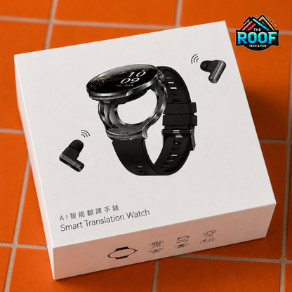 Beifa AI Montre Connectée avec Écouteurs Intégrés – Traduction IA