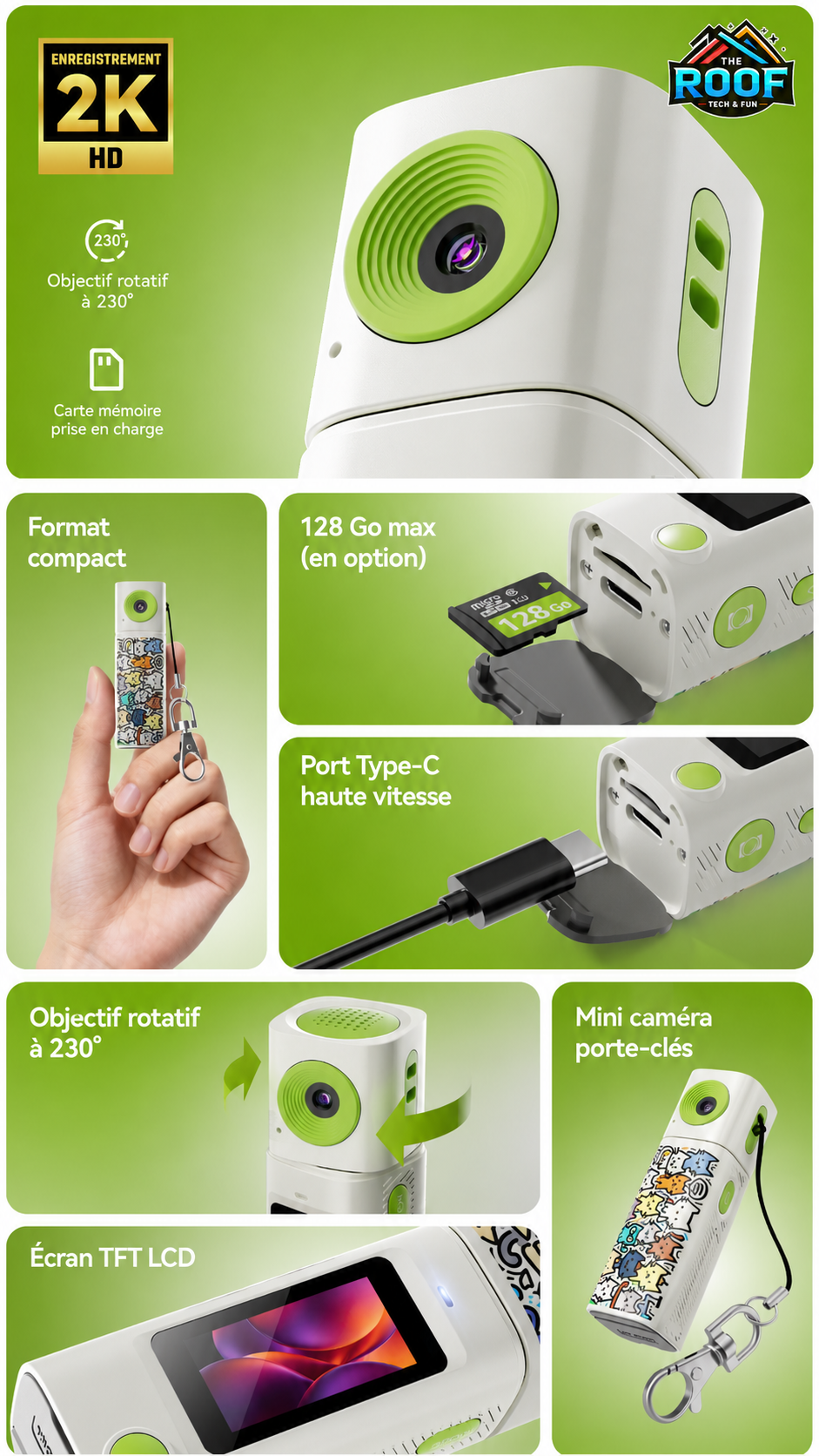 Mini Caméra Rouge à Lèvres – Portable & Discrète
