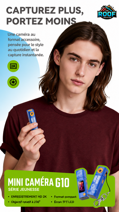Mini Caméra Rouge à Lèvres – Portable & Discrète