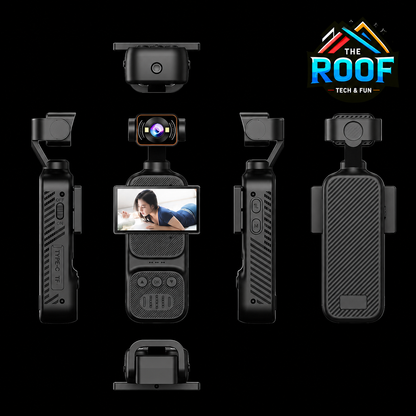 Caméra Vlog 4K Stabilisée – The Roof Tech & Fun