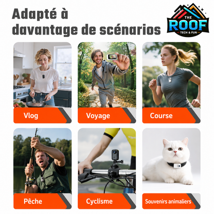 Caméra Vidéo HD Compacte de Poche – The Roof Tech & Fun